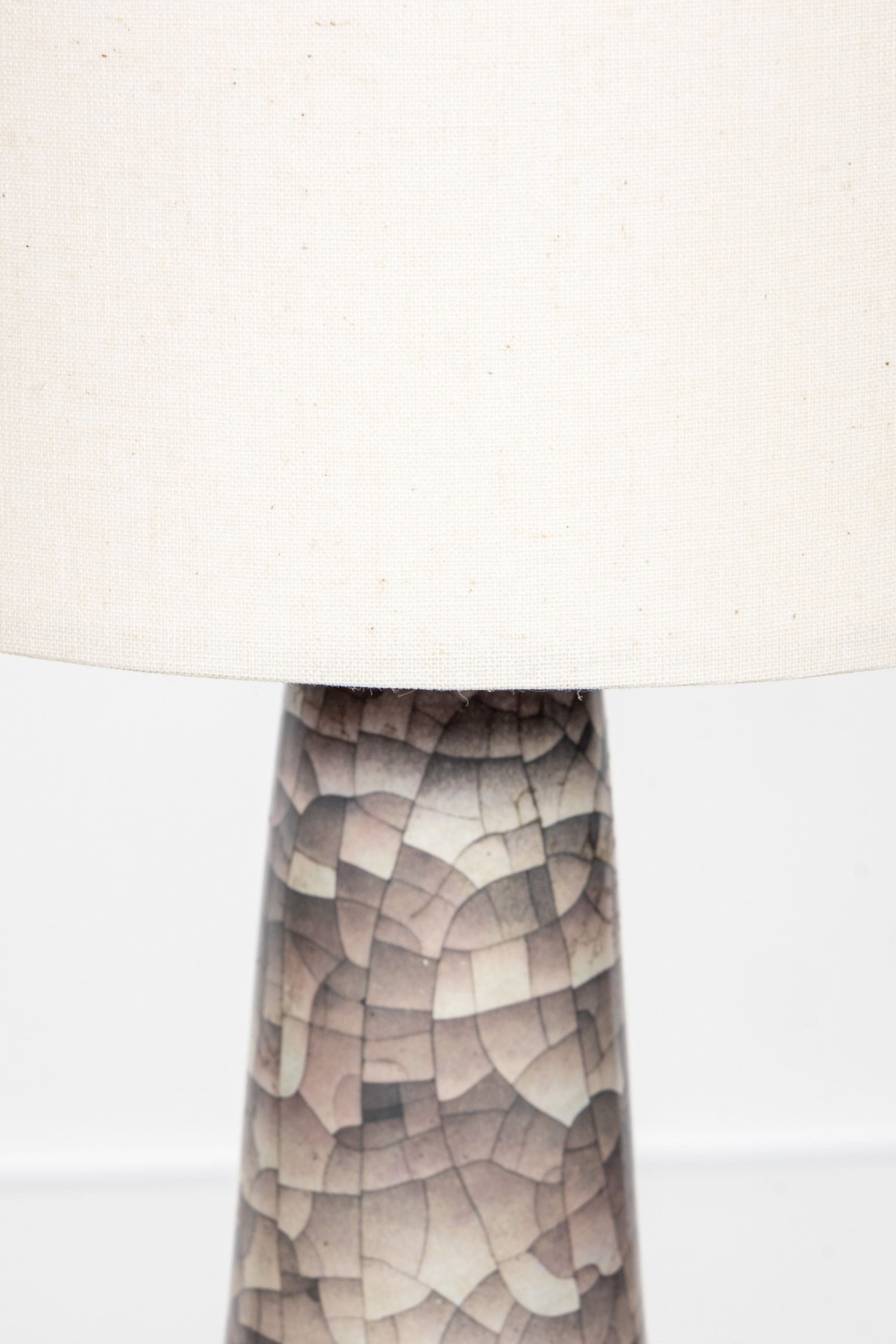 1950s Stoneware Table Lamp, New Shade