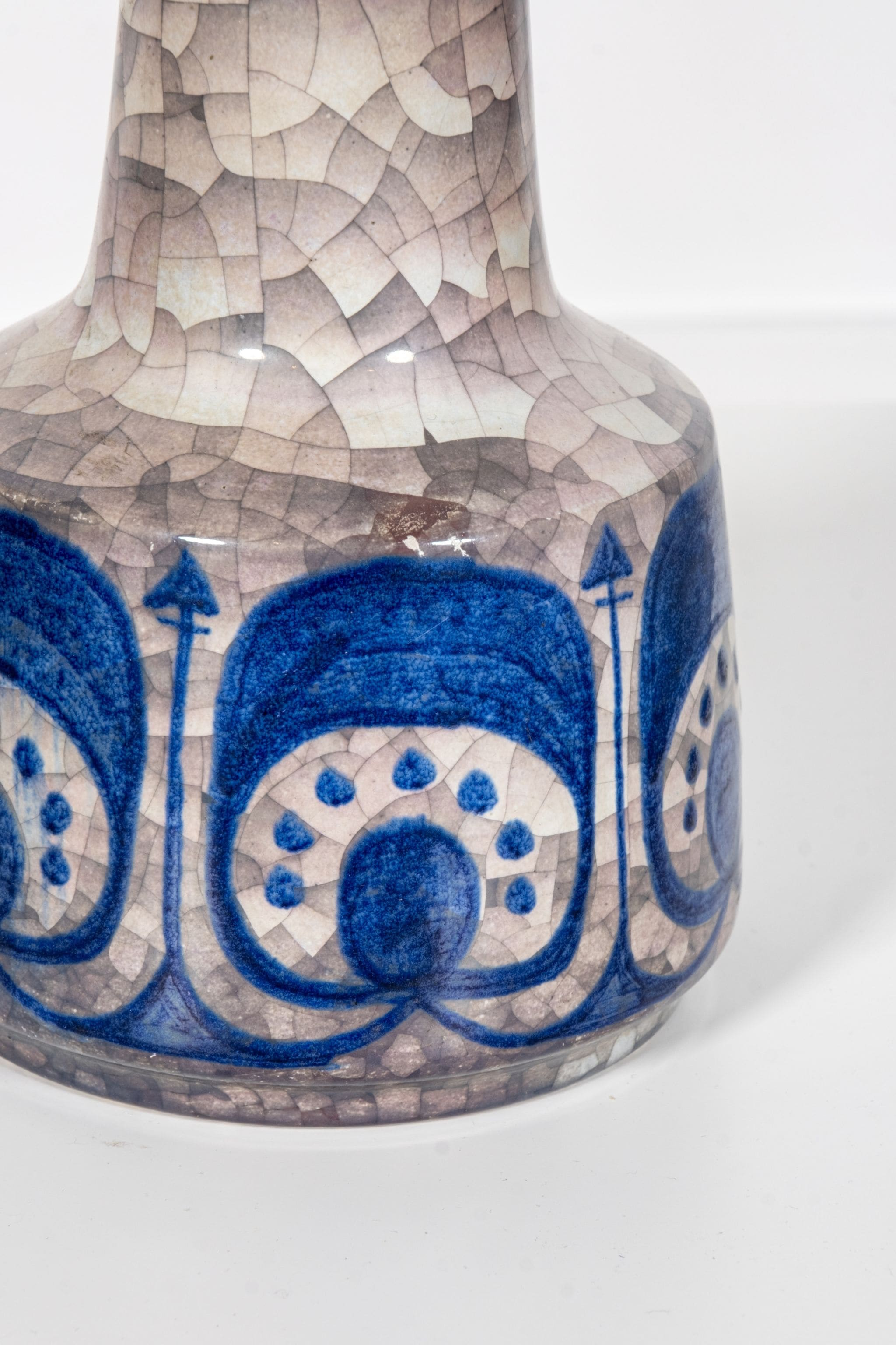 1950s Stoneware Table Lamp, New Shade