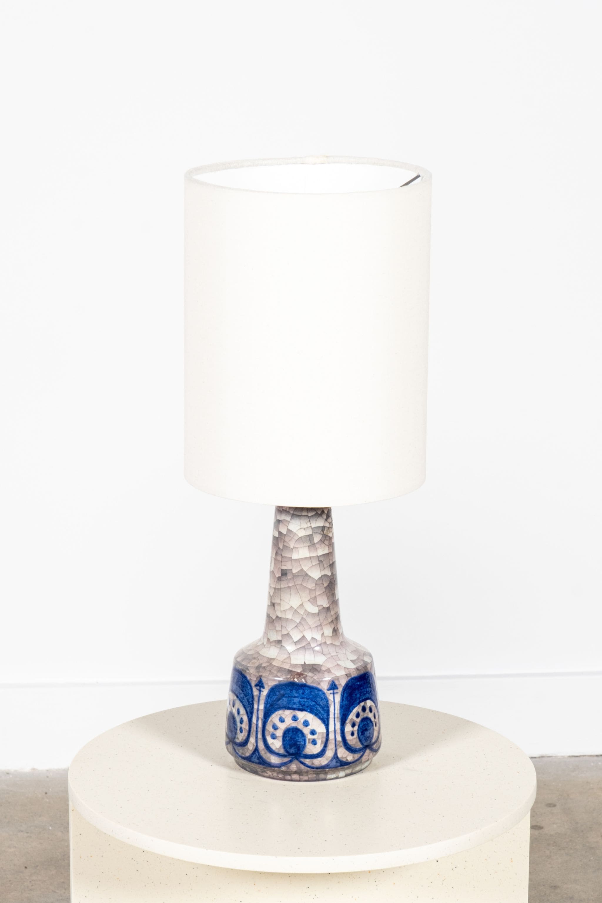 1950s Stoneware Table Lamp, New Shade