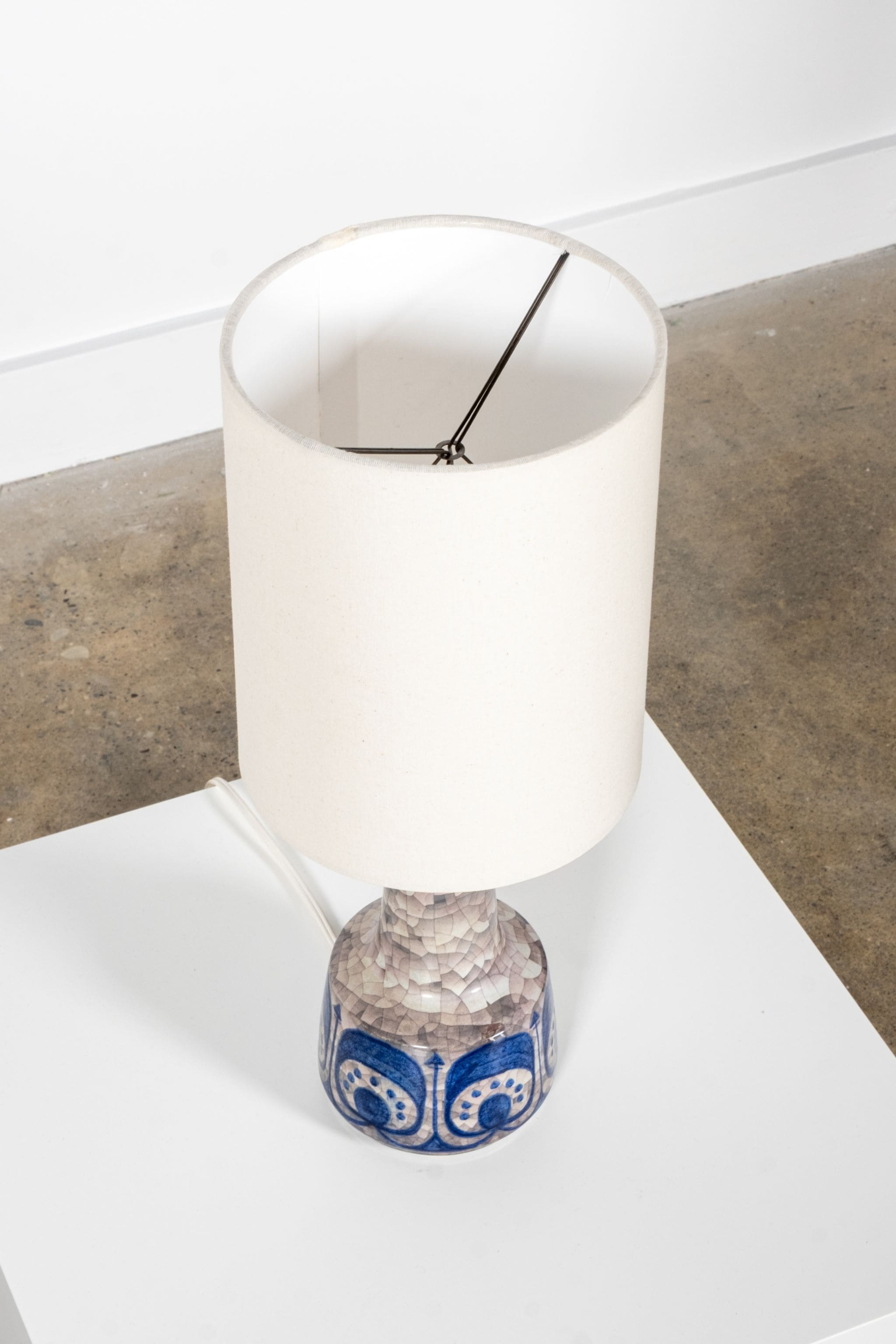 1950s Stoneware Table Lamp, New Shade