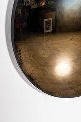 Aged Convex Wall Mirror