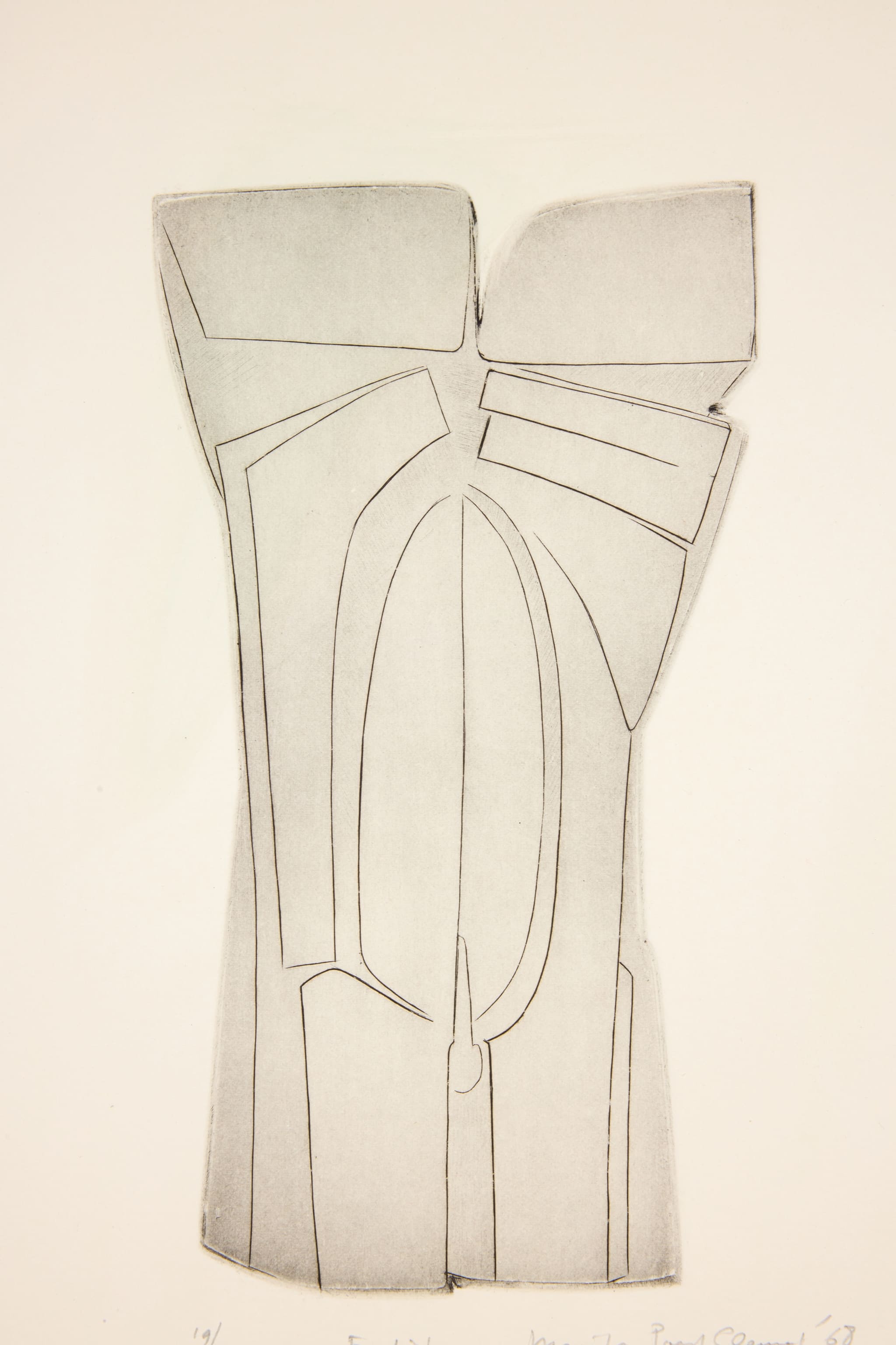 "Éphèbe"Signed and Editioned Print, 19/30 (1968)