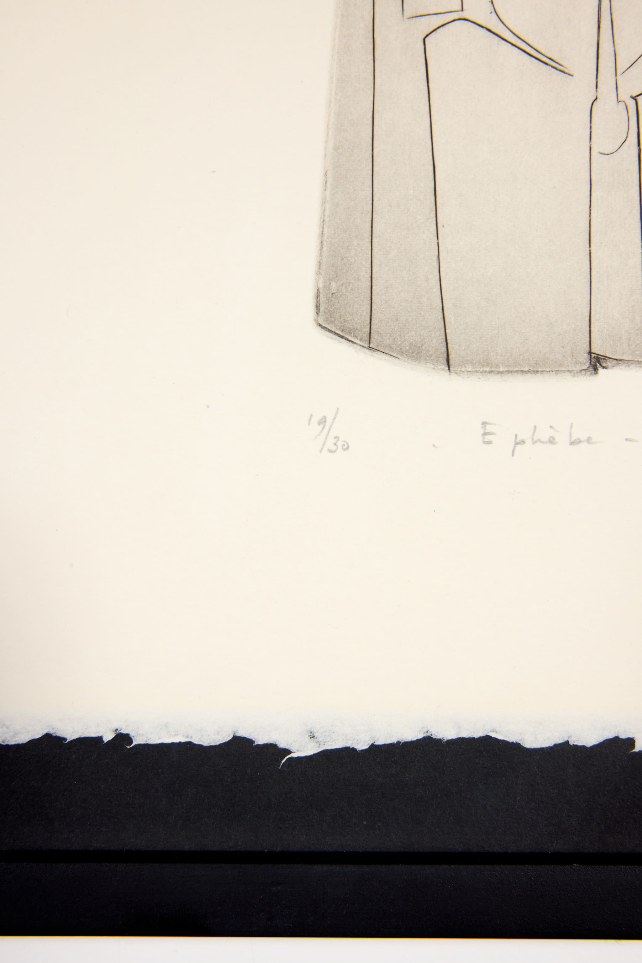 "Éphèbe"Signed and Editioned Print, 19/30 (1968)