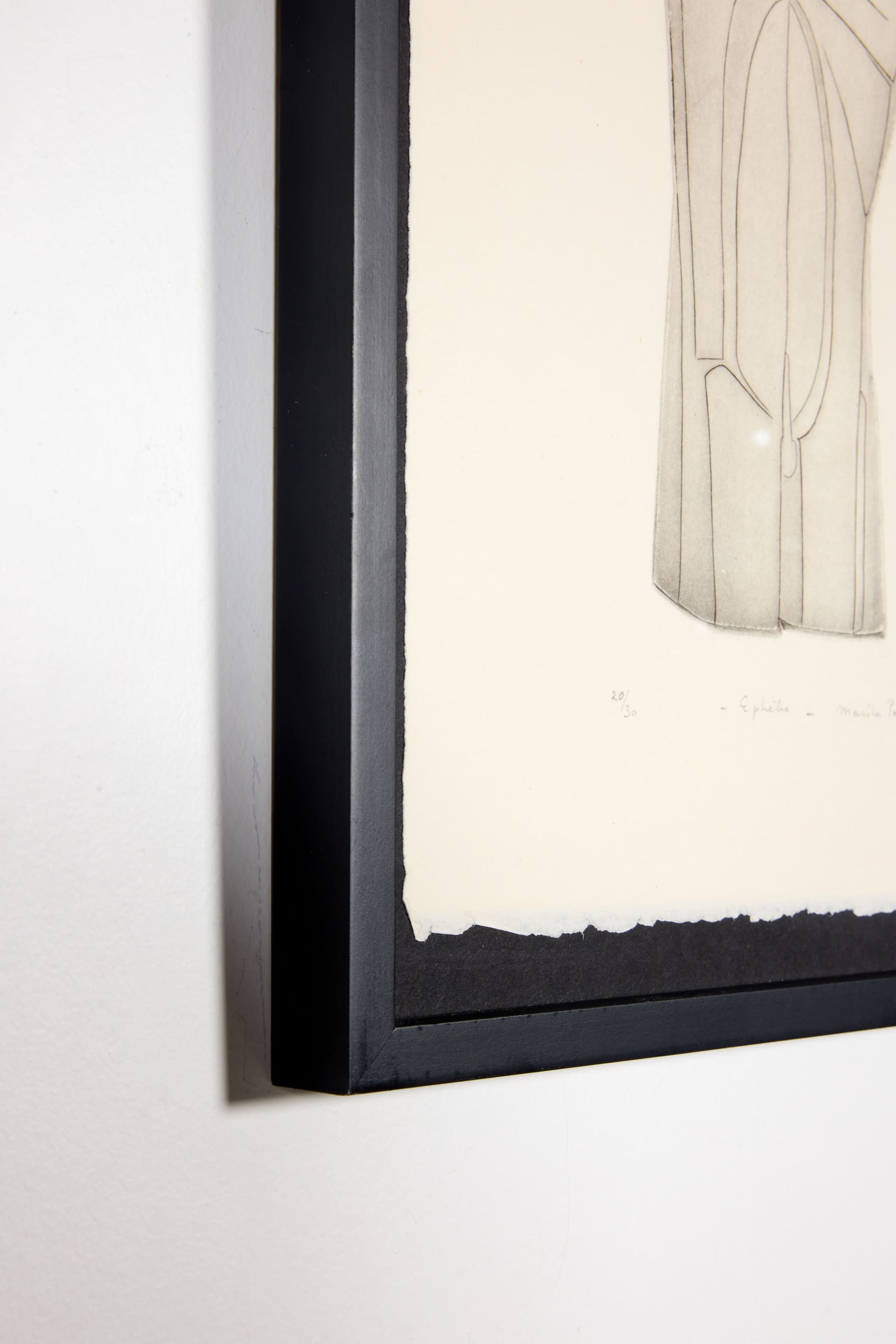 "Éphèbe", Signed and Editioned Print, 20/30 (1968)