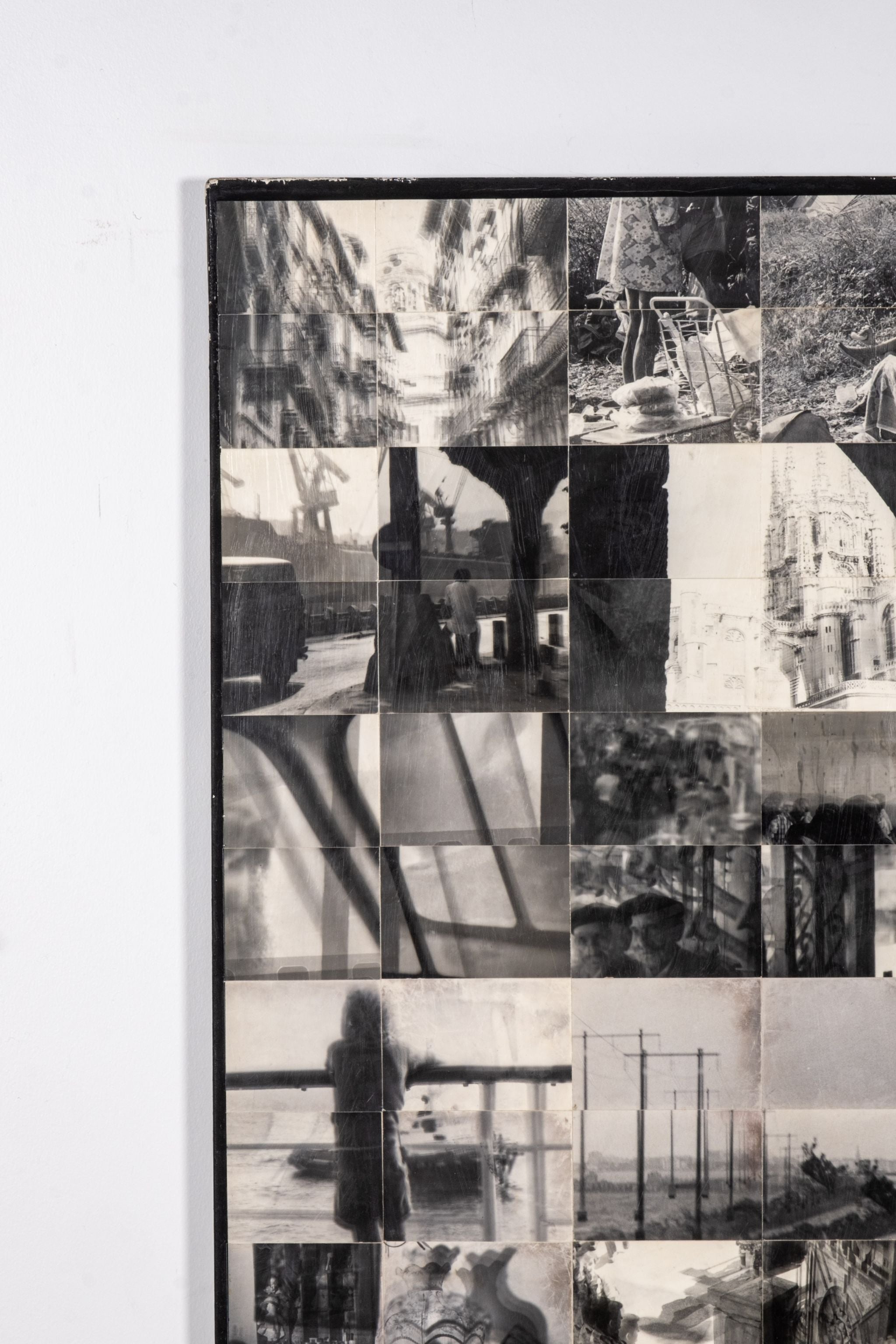 "Viaggio Secreto", large-scale photo collage