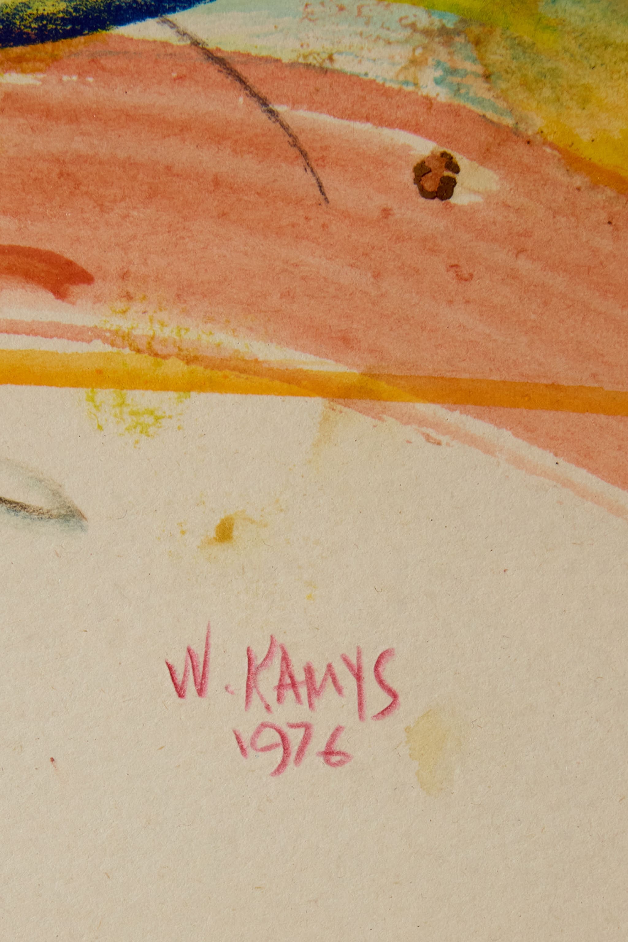 "Orgasmic Force #2", 1976 Watercolour