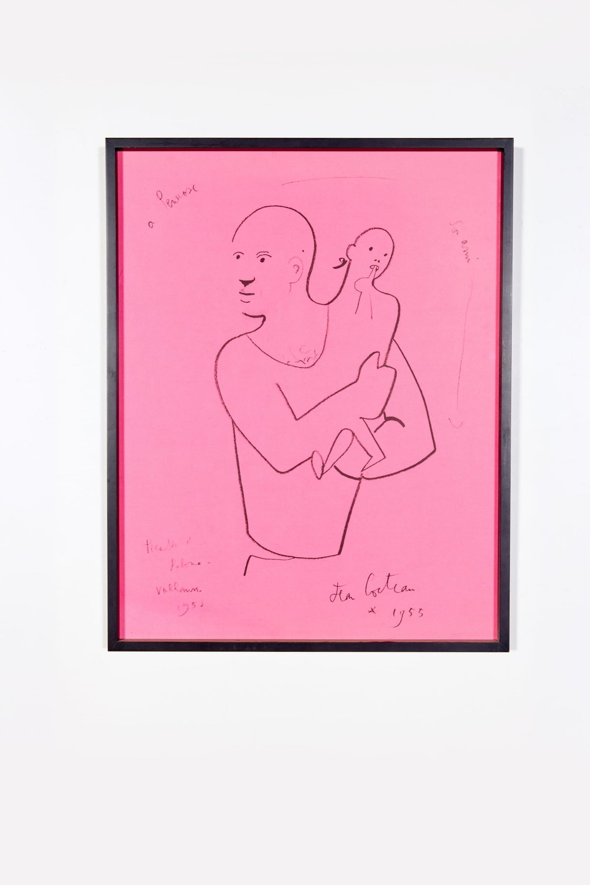 "Picasso et Homme" / "Picasso and Son" Print, 1955