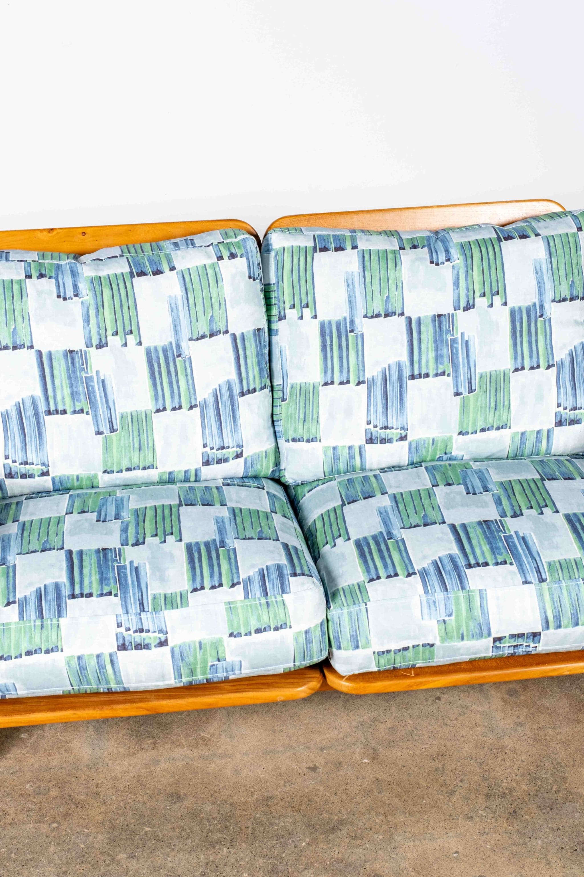 1950s Loveseat with New Cushions