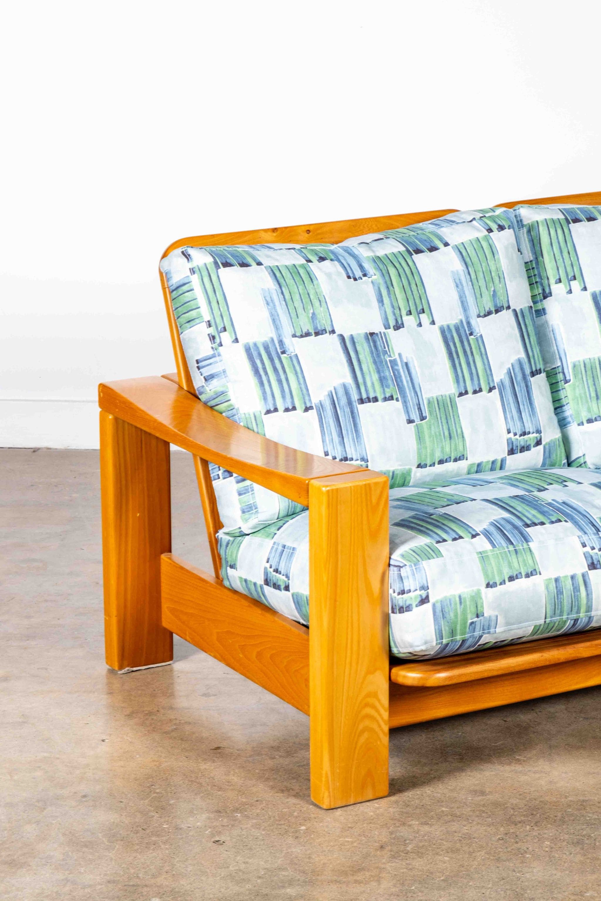 1950s Loveseat with New Cushions