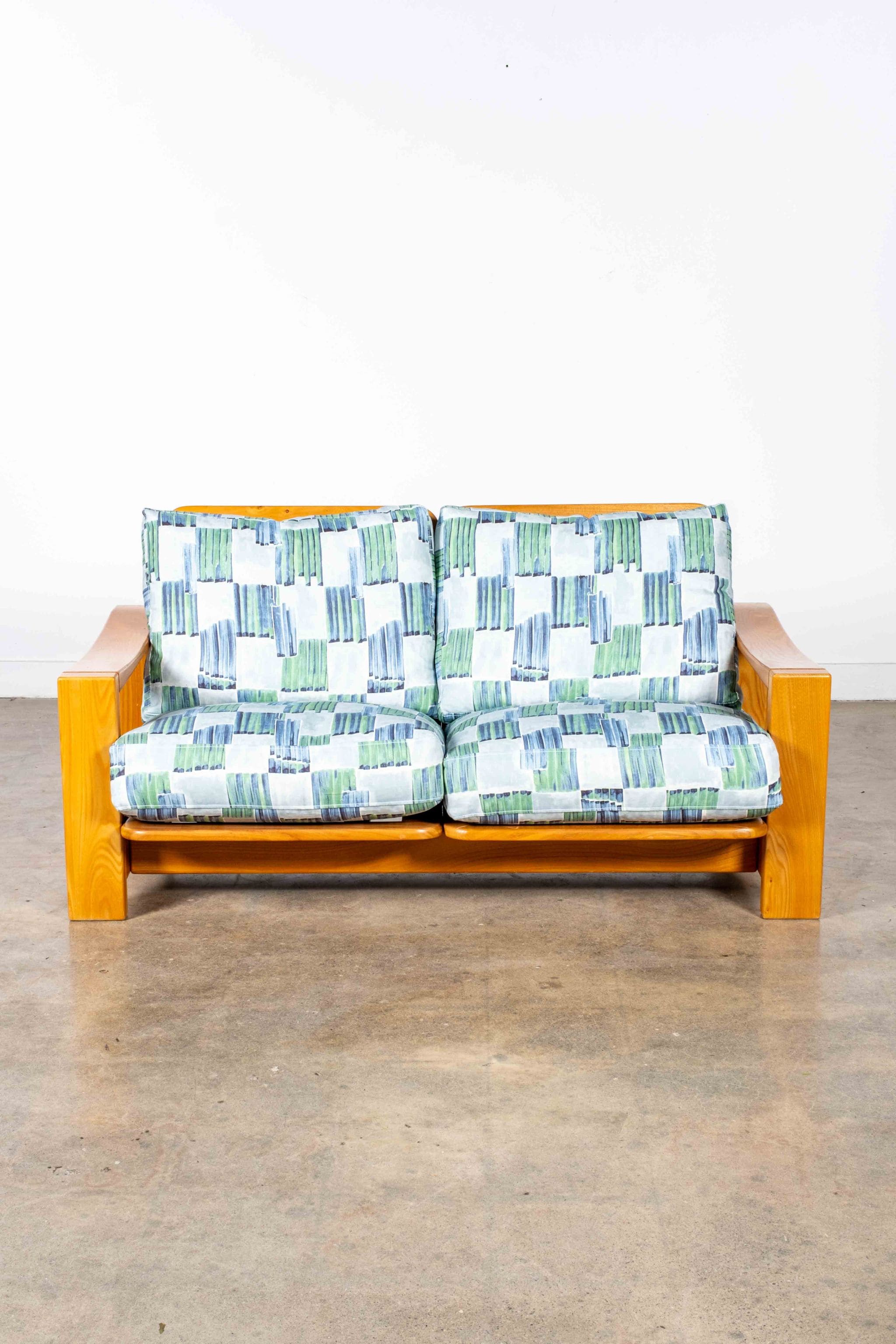 1950s Loveseat with New Cushions