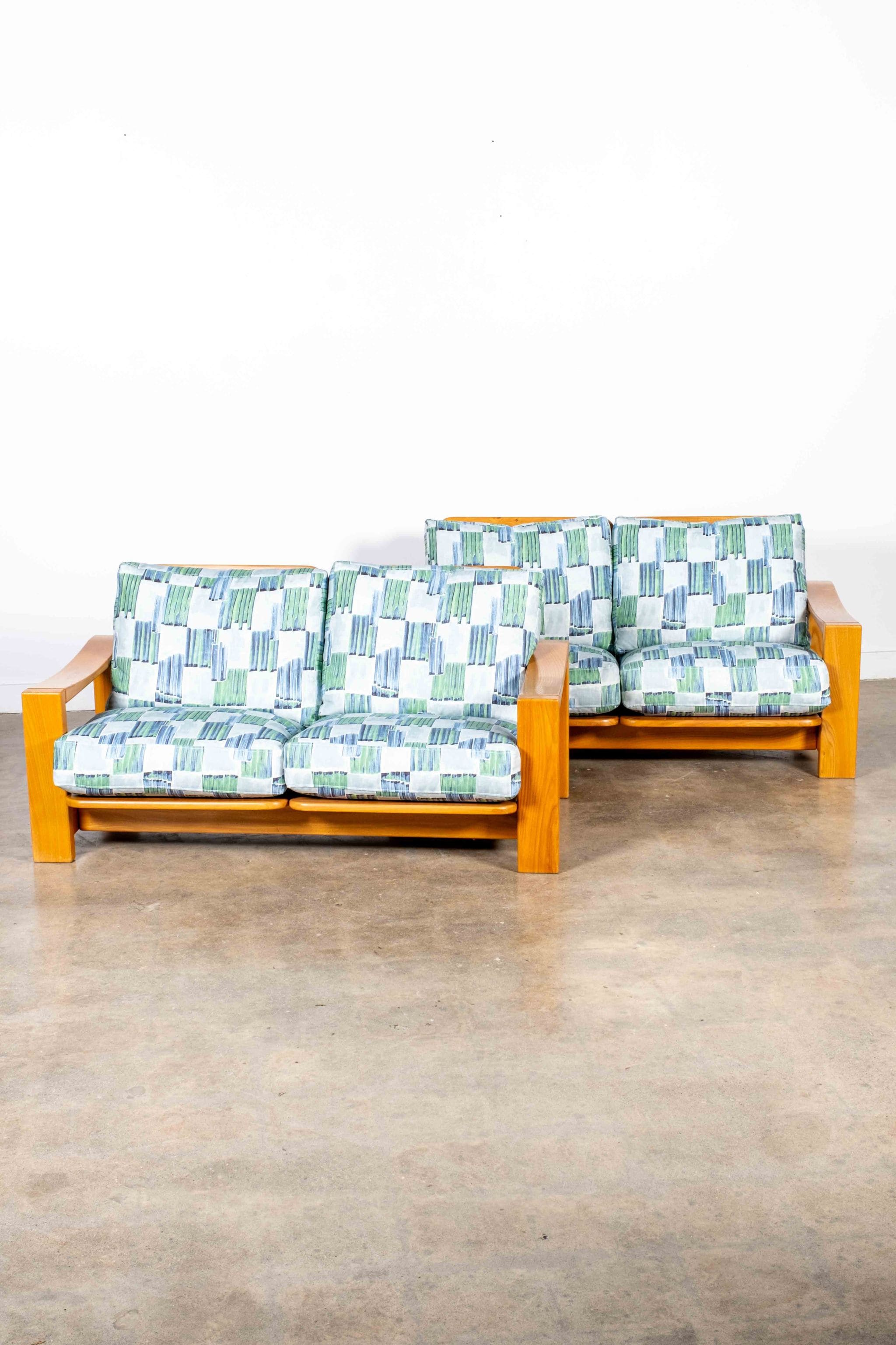 1950s Loveseat with New Cushions
