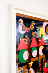 The Smiling' #8/12, Large-Scale Silkscreen on Mirror