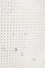 1950s White Perforated Metal Tray